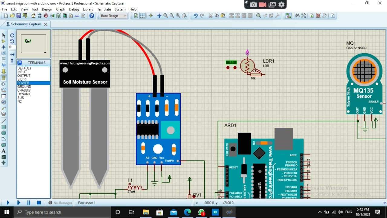 Smart Irrigation System using Arduino UNO (No Audio)