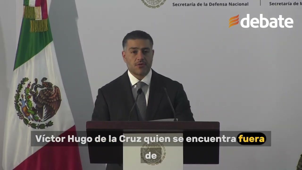 🔴 Mensaje del secretario Omar Garc&iacute;a Harfuch durante conferencia de prensa del Gabinete de Seguridad