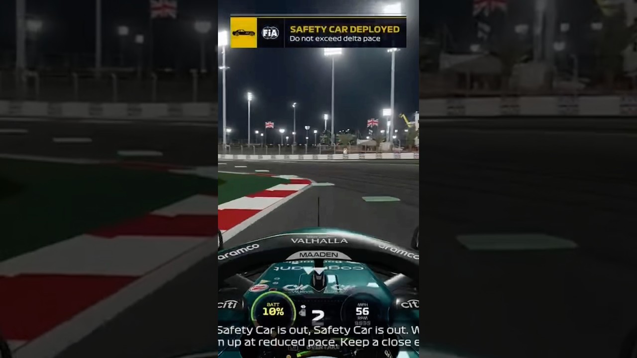 3 wide in Bahrain causes safety car!!