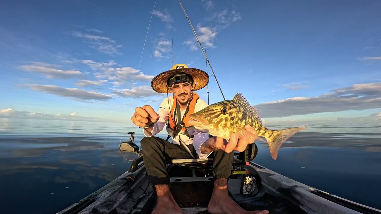 Fast jigging for amberjack! Kayak jigging