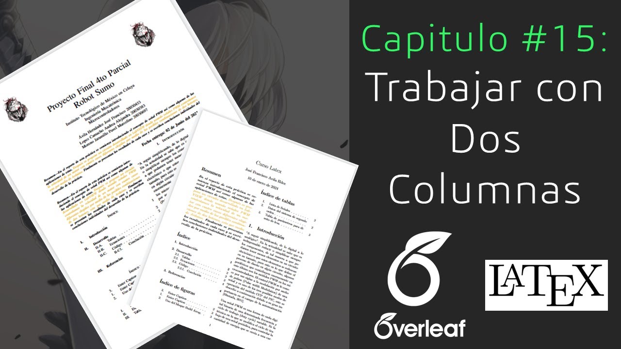 #15. Documento Con Dos Columnas Latex/Overleaf - Curso básico Latex
