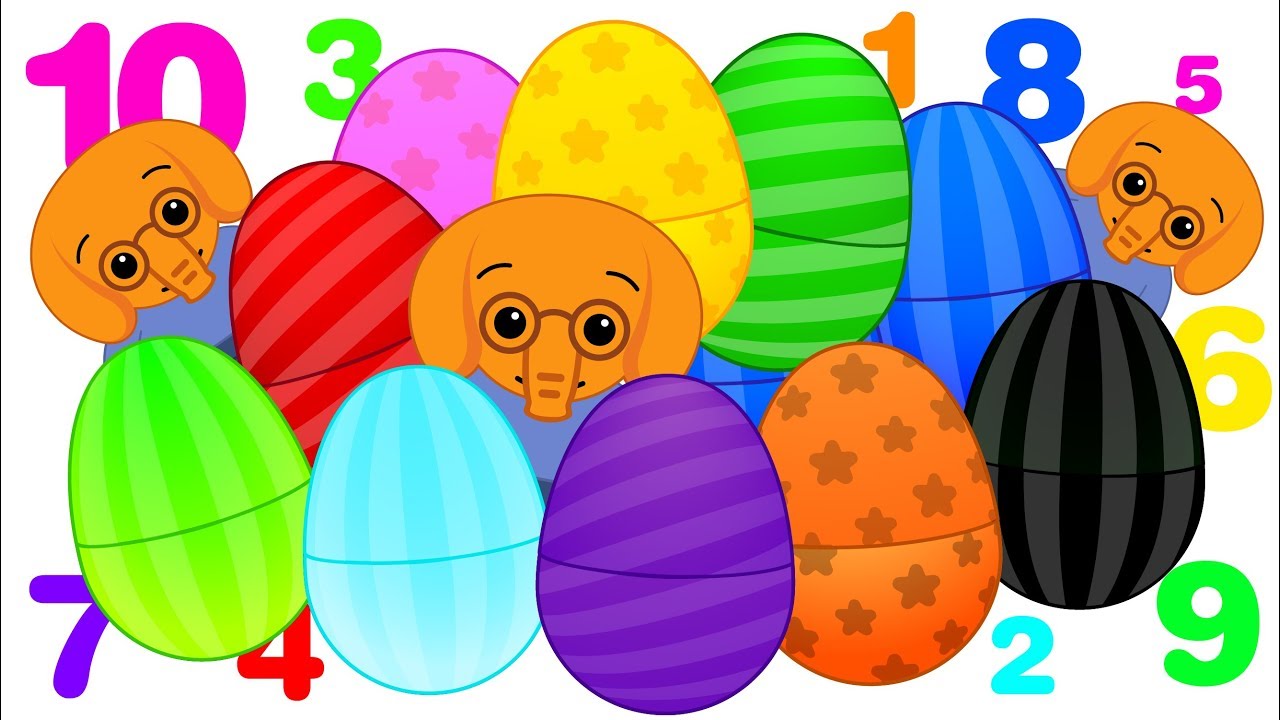 10 Ovos Surpresa Coloridos #1 🪺 | Aprendendo com Um Herói do Coração