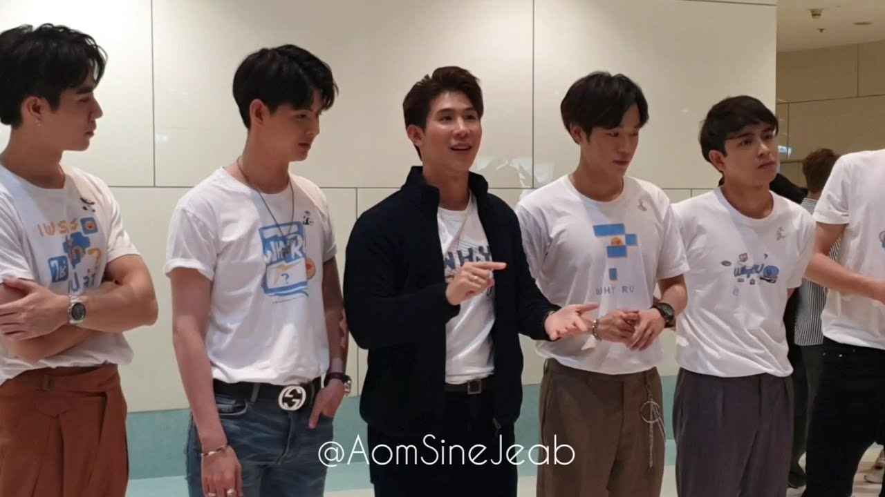นักแสดงซีรีส์วายอาร์ยูก่อนกลับ @เมืองทองธานี 12/10/2019