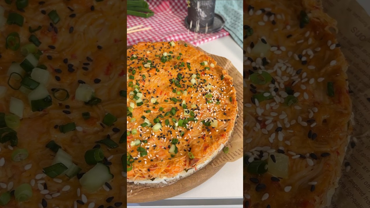 Sushi cake for a large company #sushi #cake #food #foodvideos #recipe
