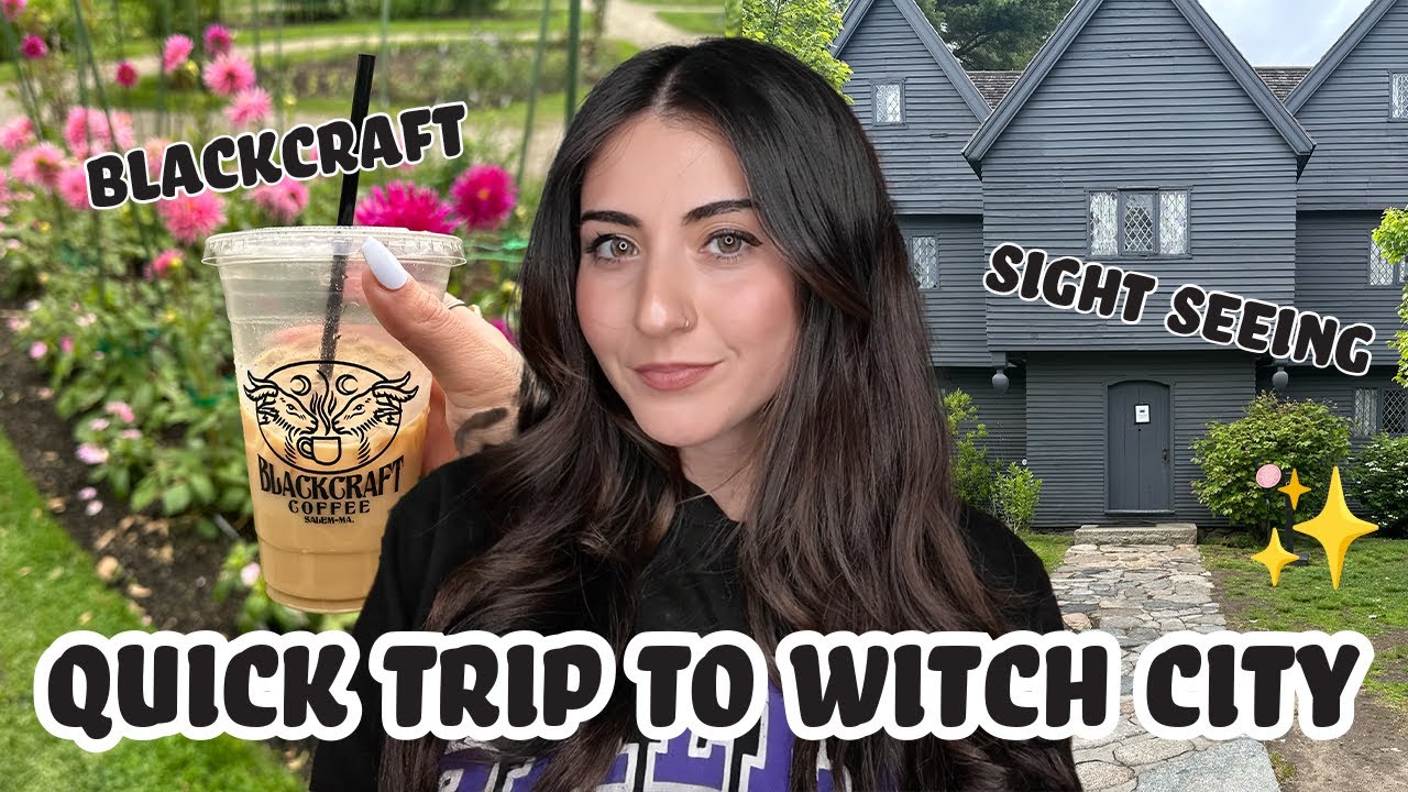 Жуткий день в Сейлеме, Массачусетс | Кофе, магазины и ведьминские места!✨