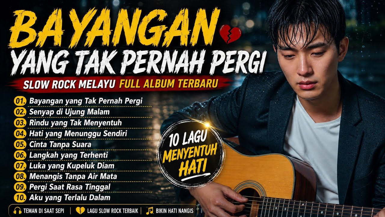 Bayangan yang Tak Pernah Pergi | Slow Rock Melayu Full Album Terbaru Paling Sedih 2026