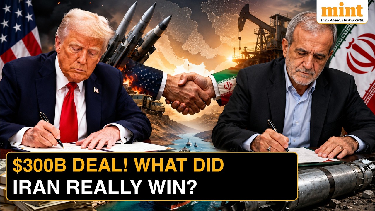 US-Iran Sign Historic 14-Point Deal: $300 Bn Package, Sanctions Relief & Hormuz Reopens | Explained