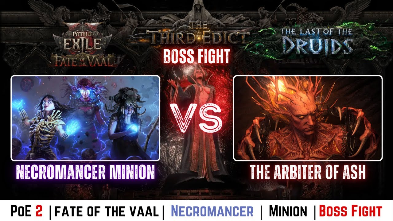 PoE2 0.4 | Necromancer Minion | King of Control | Easy Kill ("Arbiter of Ash") | หยุดเถิดอานนท์