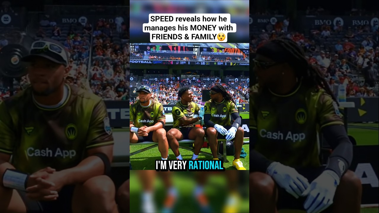 SPEED Reveals How He Manages His Money With Friends & Family❤️ #ishowspeed #flagfootball #fanatics