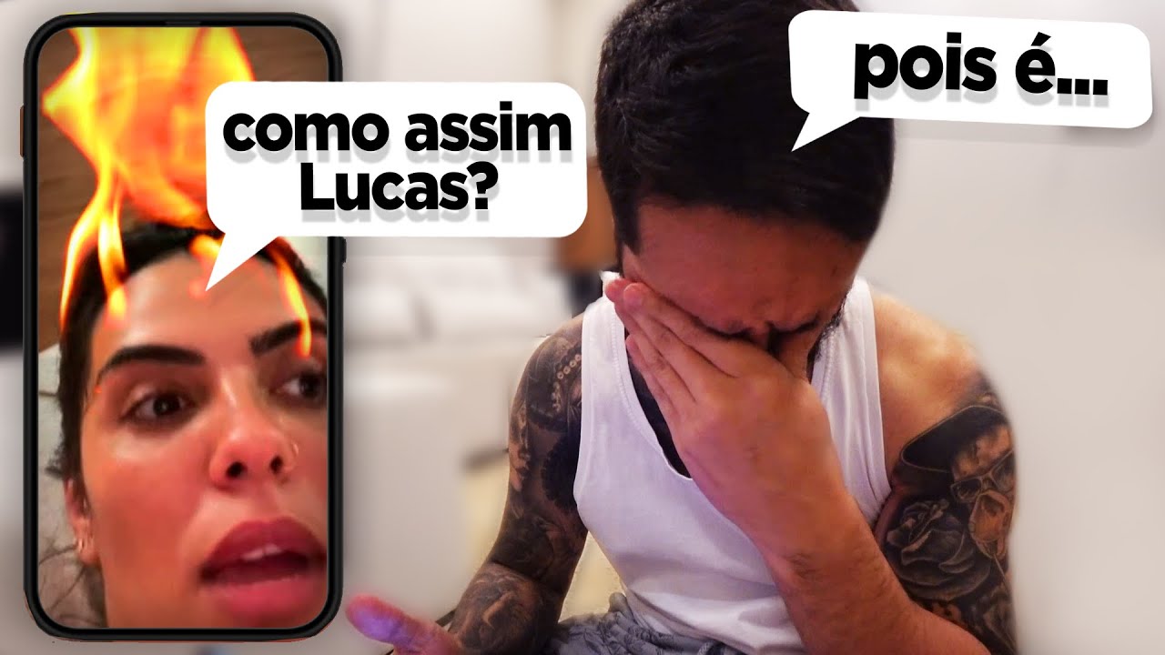 ENGANEI A BRUNA por ligação de vídeo, ELA DESLIGOU NA MINHA CARA...