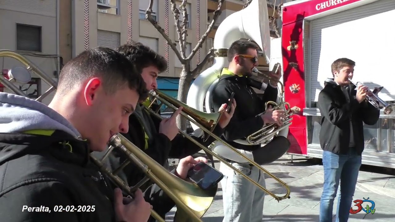 Peralta, Pasacalles de la Charanga El Garrafón, 02-02-2025