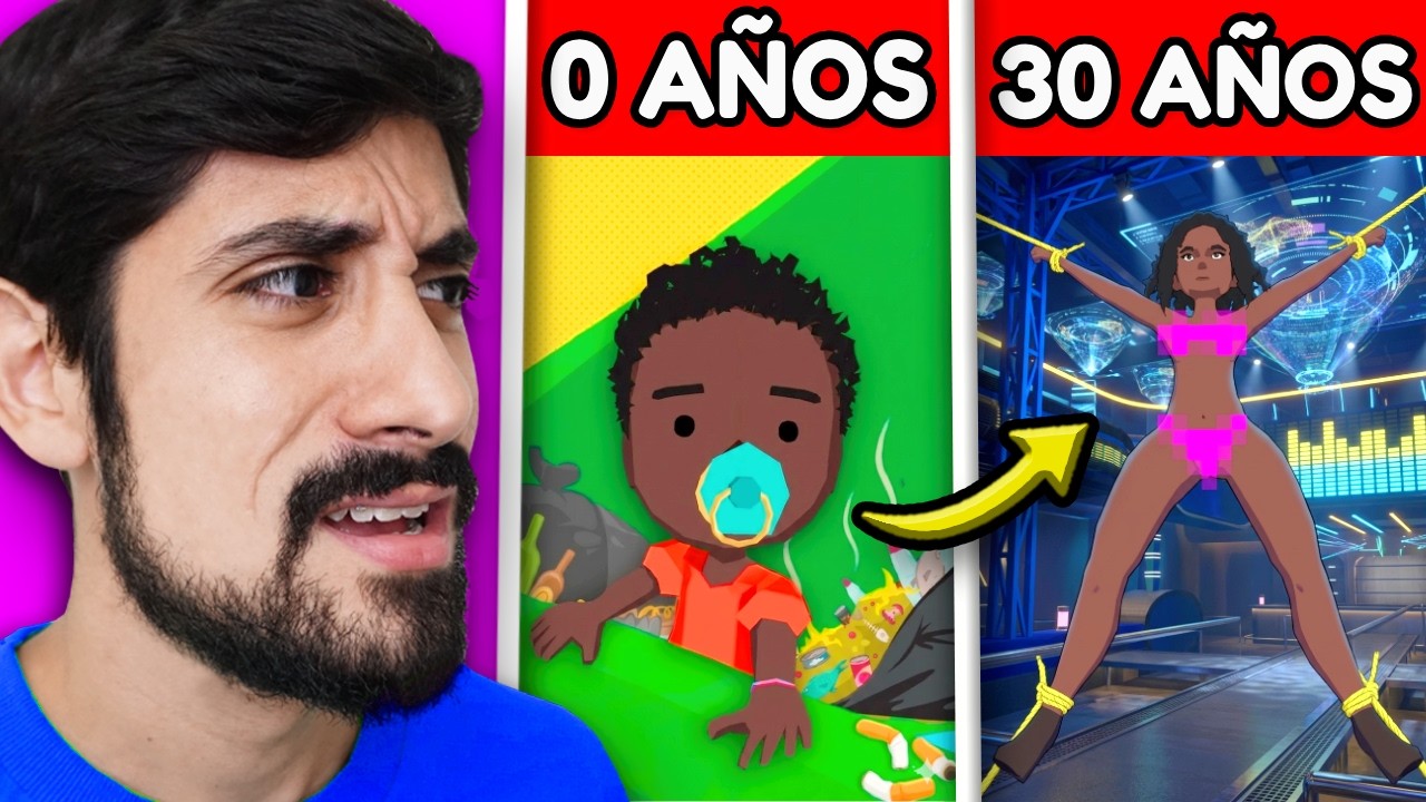 Intenté SIMULAR 100 AÑOS DE VIDA SIENDO MUJER… SALE MUY MAL 💀