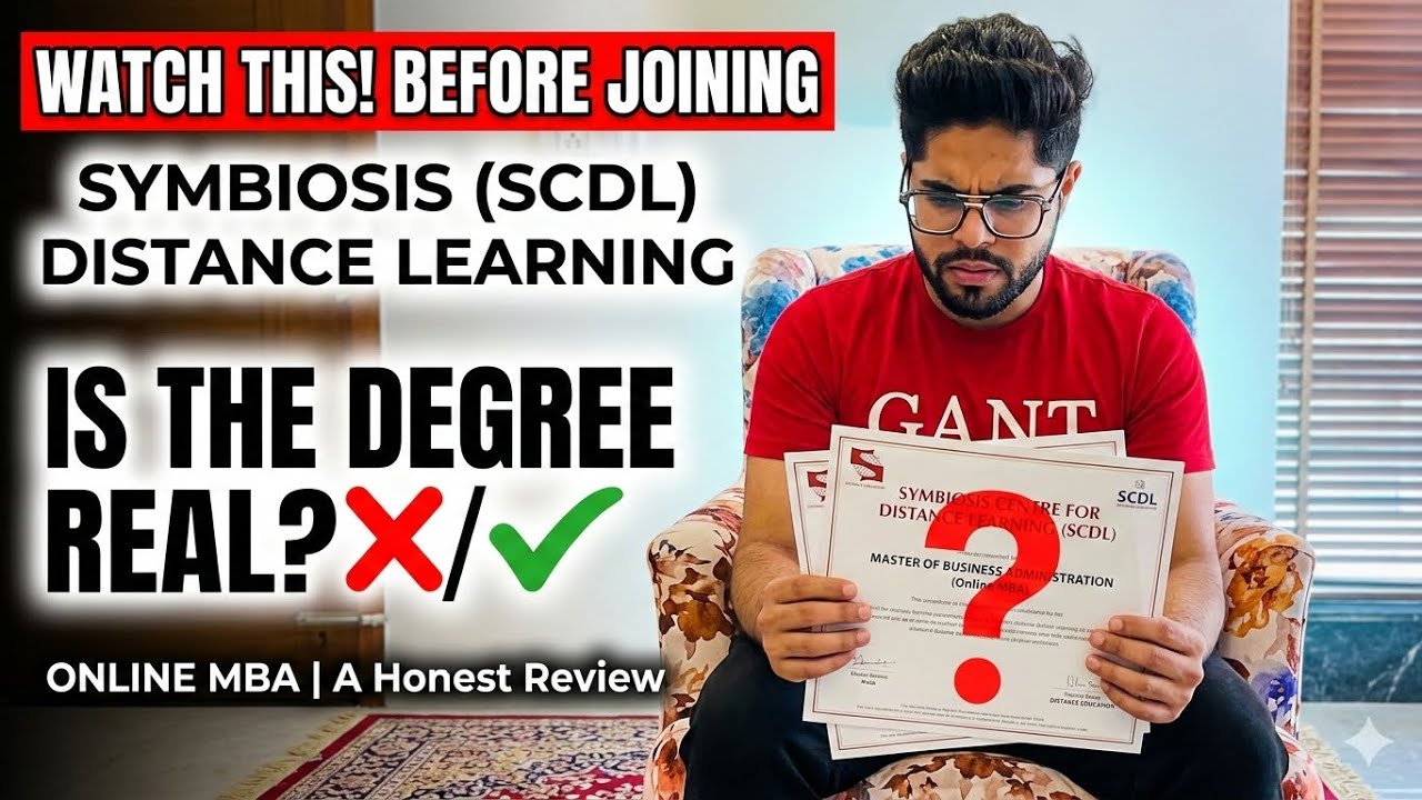 Watch this before joining Symbiosis College for Distance Learning || SCDL - Degree ? Online MBA