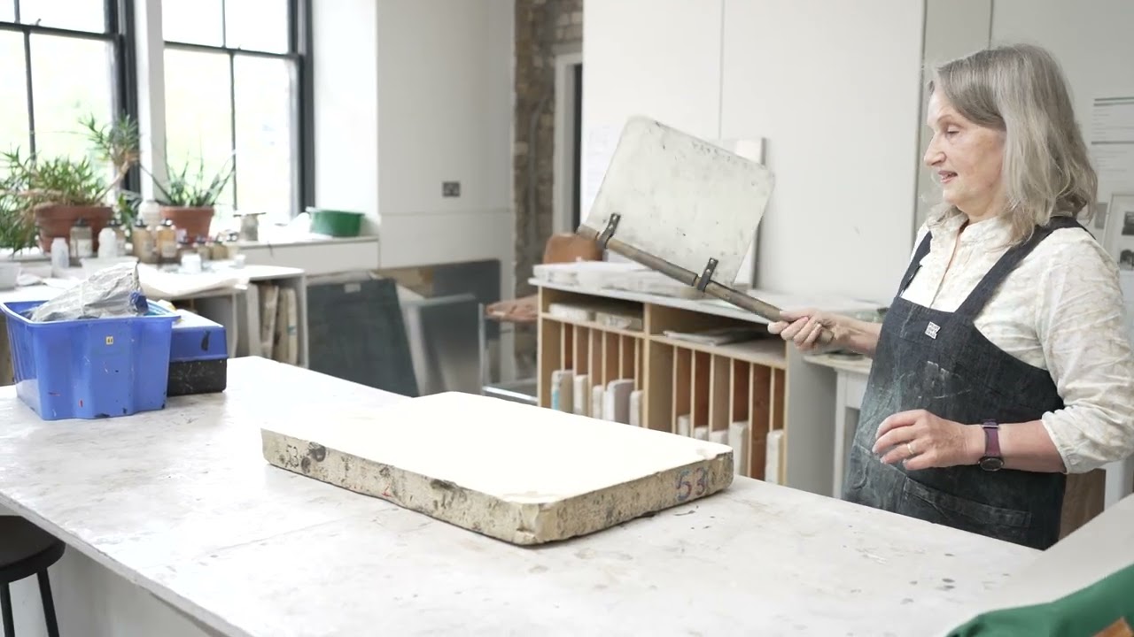 Edinburgh Printmakers - Stone lithography