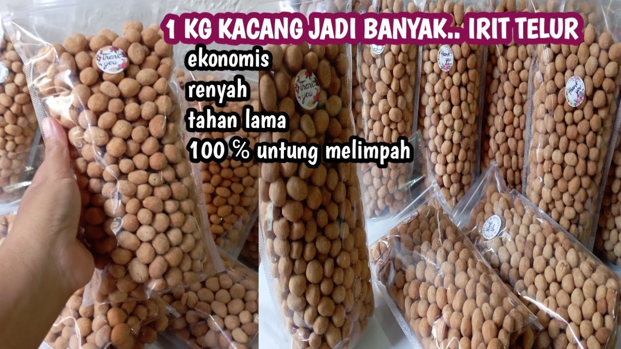 COBAIN RESEP KACANG TELUR YANG SATU INI, DIJAMIN ANTI GAGAL 💯℅ UNTUNG