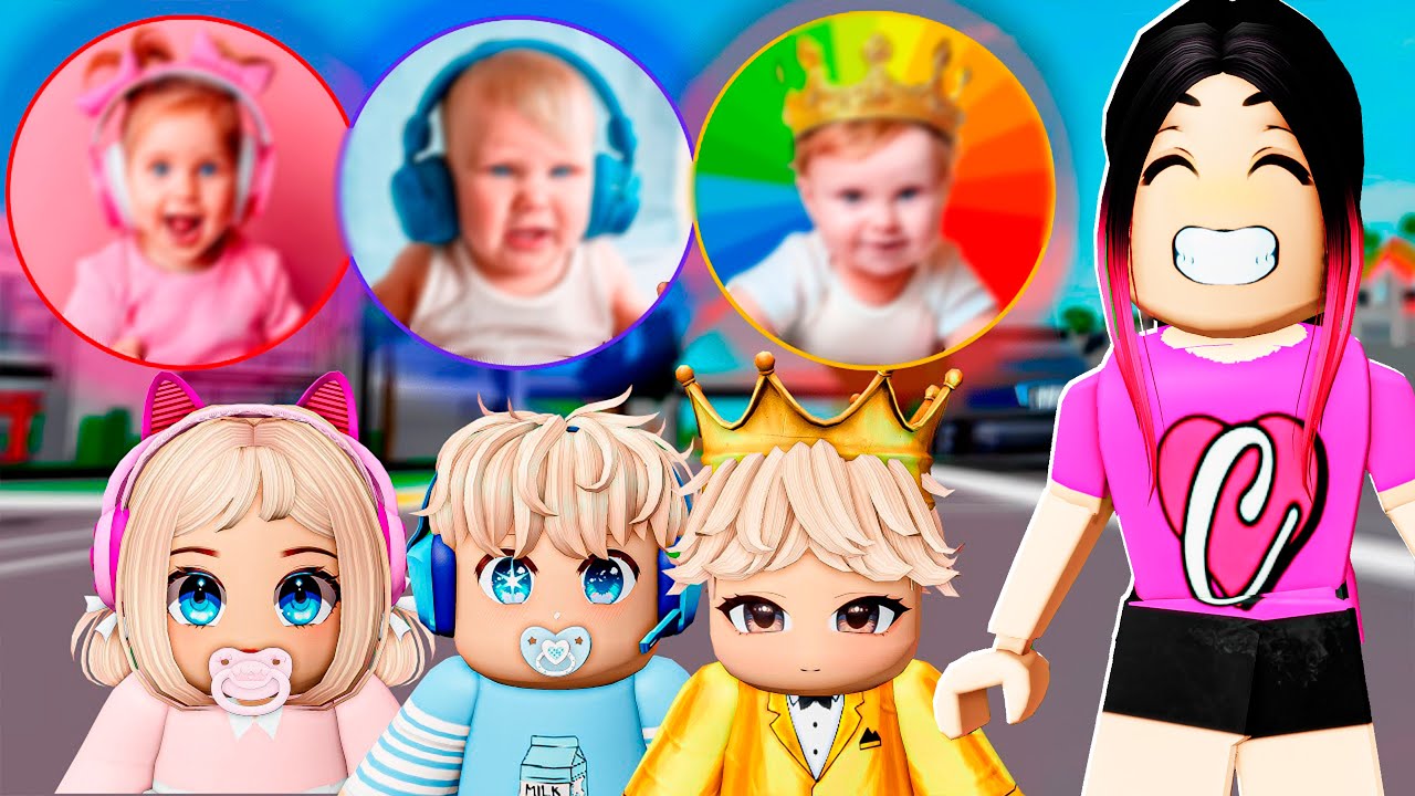 REVELEI O SEGREDO DO MEUS BEBÊS NO BROOKHAVEN! *Ana Toys games*