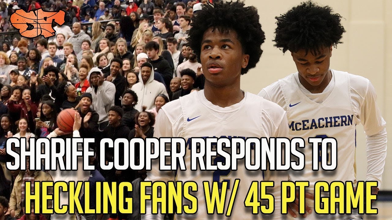 SHARIFE COOPER RESPONDS TO HECKLING FANS w/ 45 PT GAME