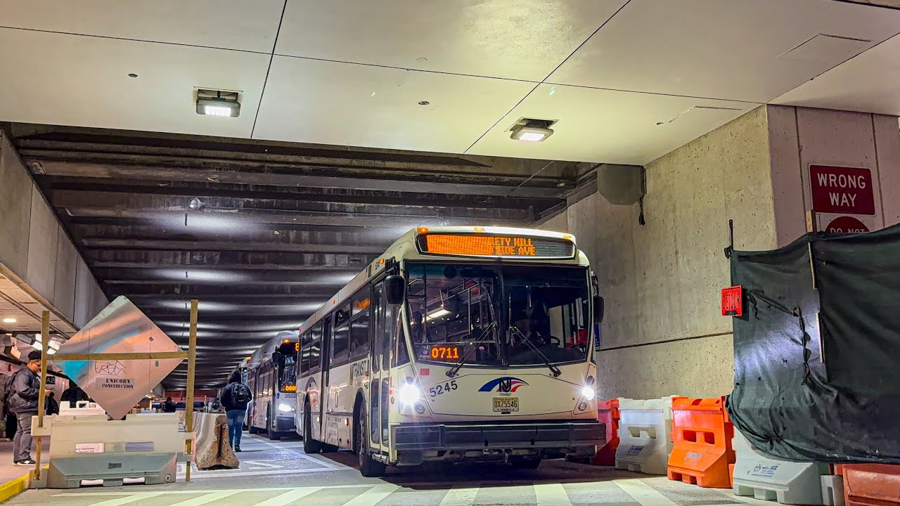 New Jersey Transit Bus Compilation at Journal Square #10 