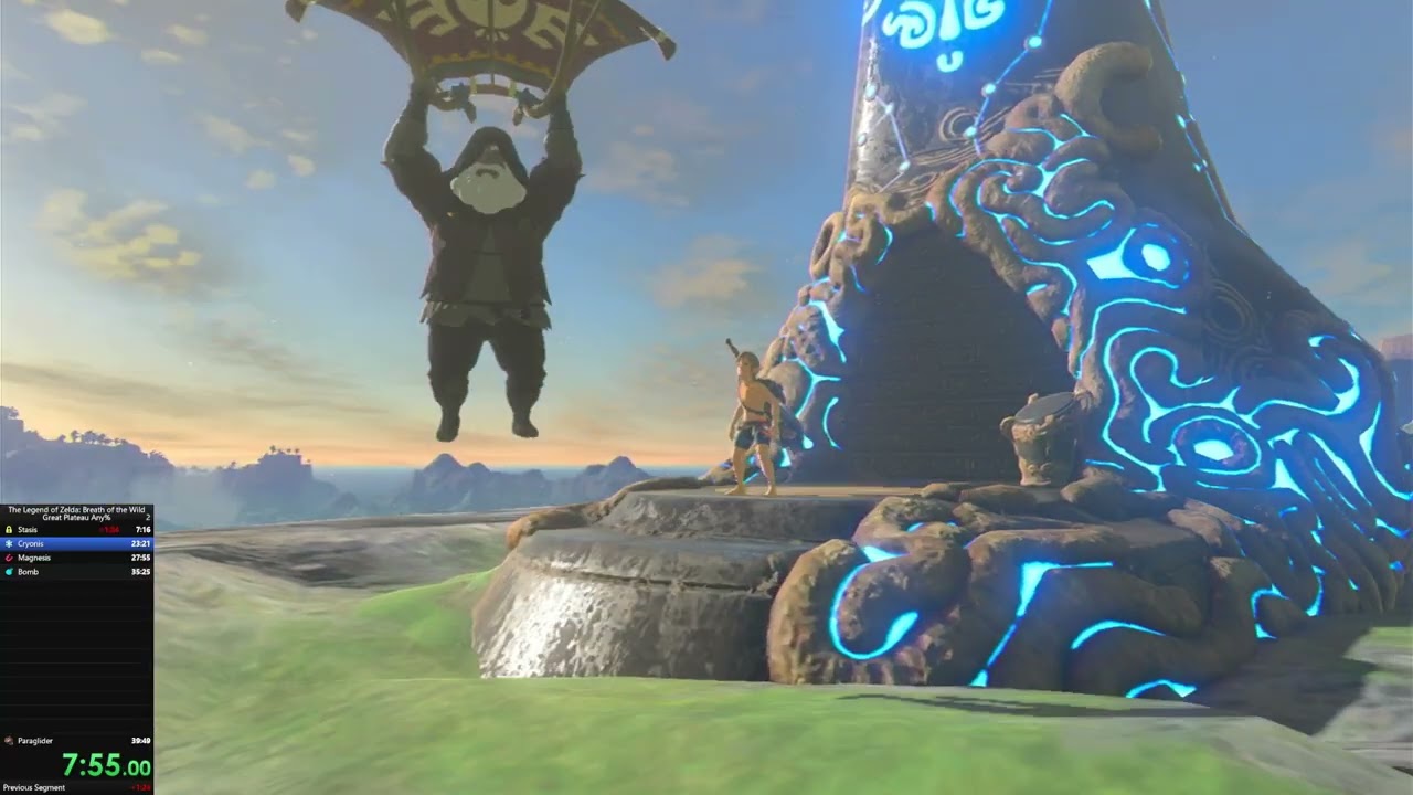 Breath of the Wild Great Plateau Any%