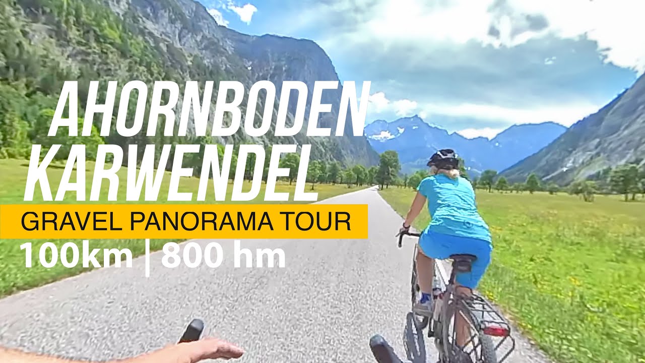 Gravel Tour 100km Karwendel Ahornboden TREK 920 Gravel Bike Radtour