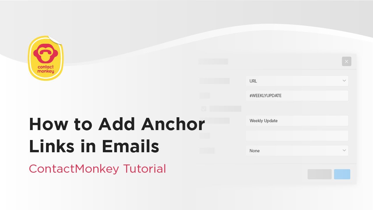 How to Add Anchor Links in Emails - ContactMonkey Tutorial