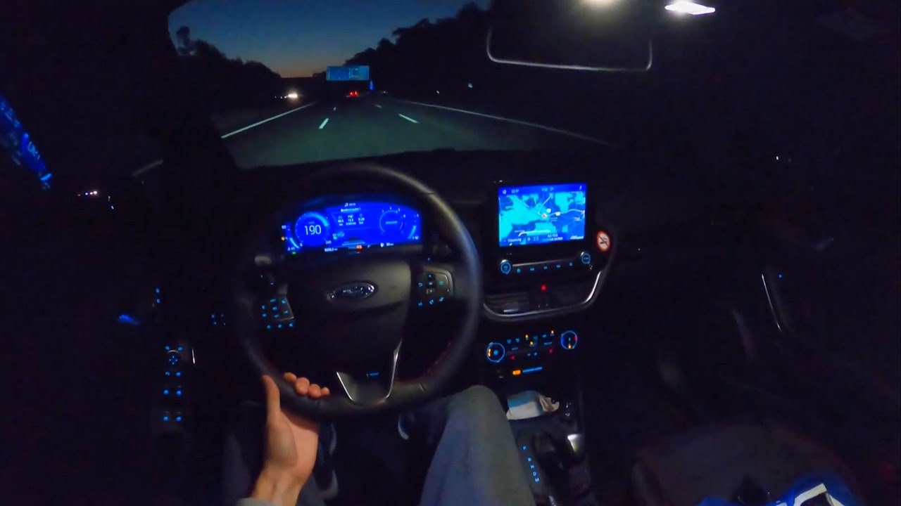 2021 FORD PUMA 1.0 ECOBOOST HYBRID 125 PS NIGHT POV AUTOBAHN DRIVE A3 WUERZBURG (60 FPS)