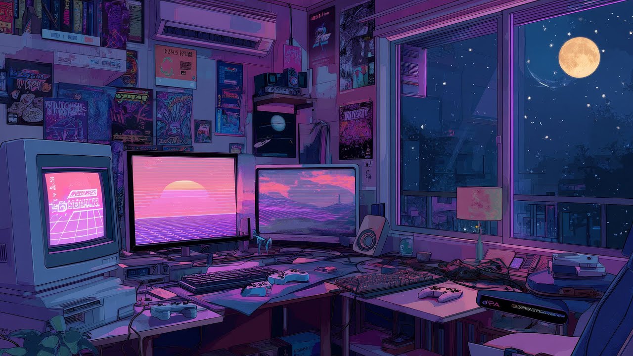 ＳＵＮＳＥＴ　ＶＩＢＥＳ [ Synthwave - Retrowave - Dreamwave Mix ]