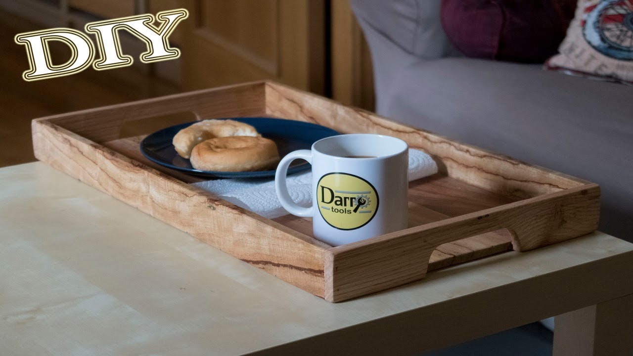 Como hacer una bandeja para el desayuno con unas tablas de PALETS