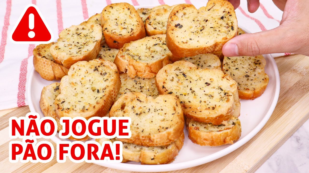 TORRADA TEMPERADA CASEIRA DE PÃO VELHO | Receita