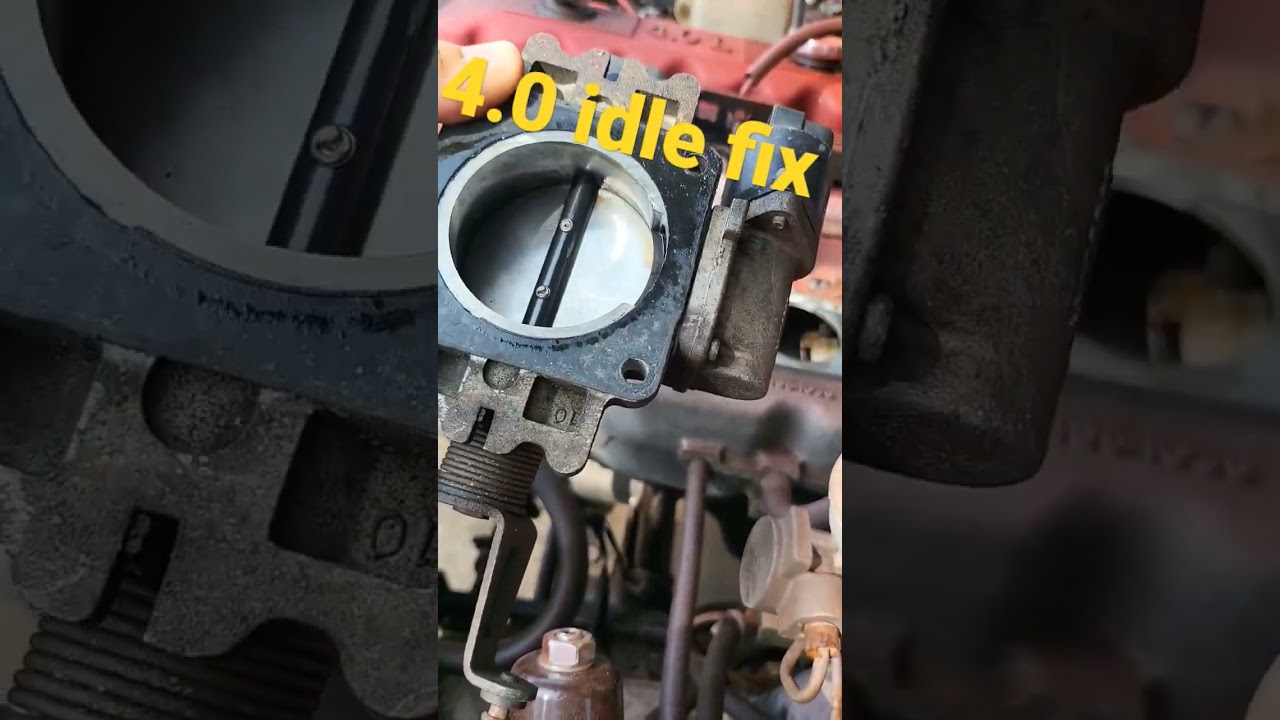 Jeep 4.0: ремонт высоких оборотов холостого хода #carsandfarms #offroad #jeep #4.0 #highidle #fix...