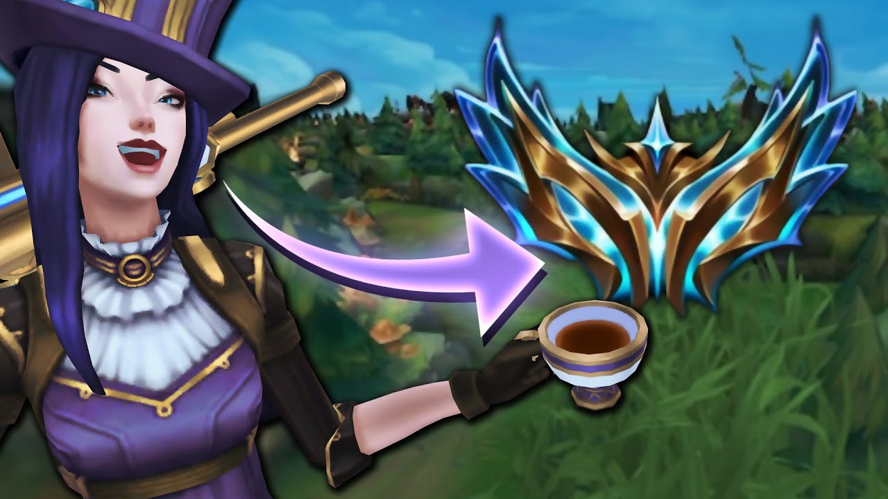 Mono Caitlyn soloQ do Unranked ao Challenger conversando com o chat