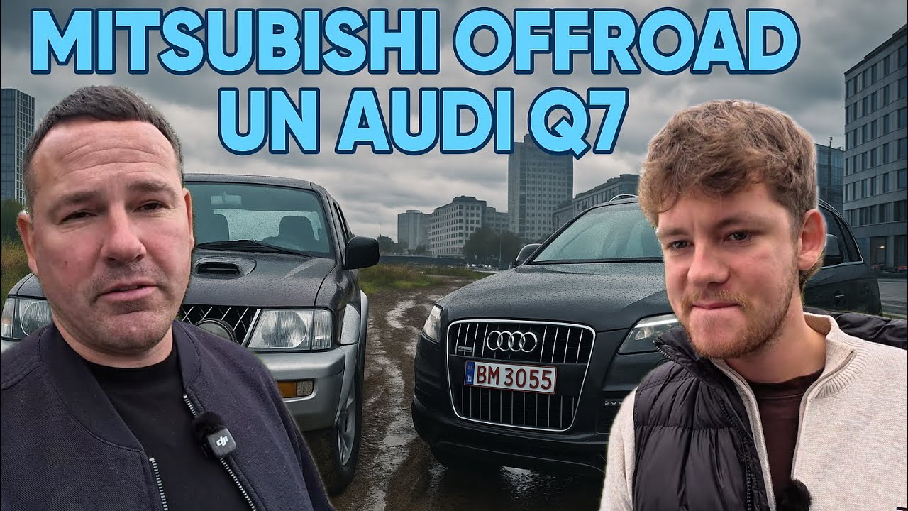 TESTĒJAM OFFROADĀ MITSUBISHI L200 UN KUSTINAM AUDI Q7