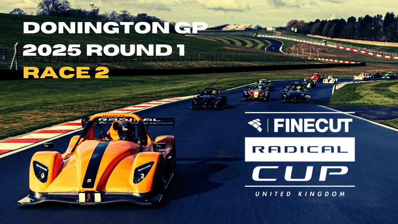 Finecut Radical Cup UK 2025 Round 1 : Donington Park GP // Race 2