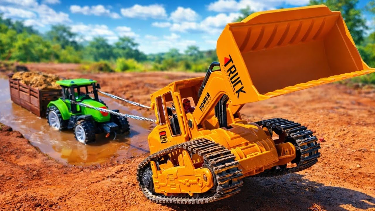 Mahindra truck crash video or mini JCB machine tochan and  Sonalika tractor #@SSMinitruck 