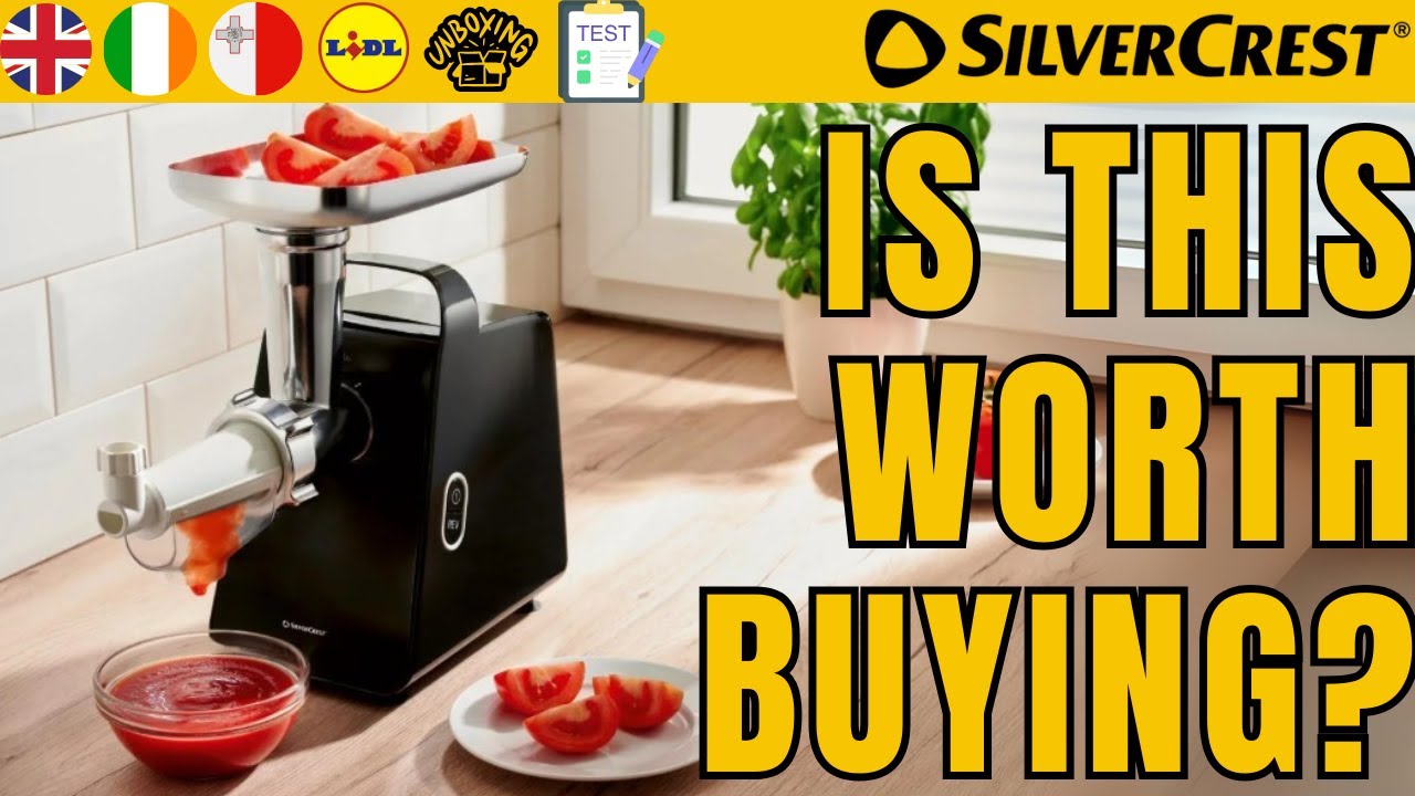 ELECTRIC MINCER SilverCrest SFWT 400 A1 UK ENGLISH IRISH MALTESE IL-LINGWA MALTIJA  LIDL