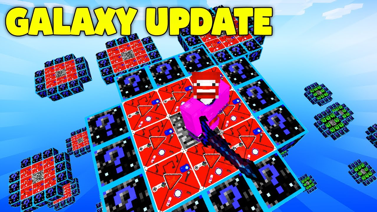 GALAXY SCHWERT vs GALAXY RÜSTUNG | LUCKY BLOCKS DROPPER