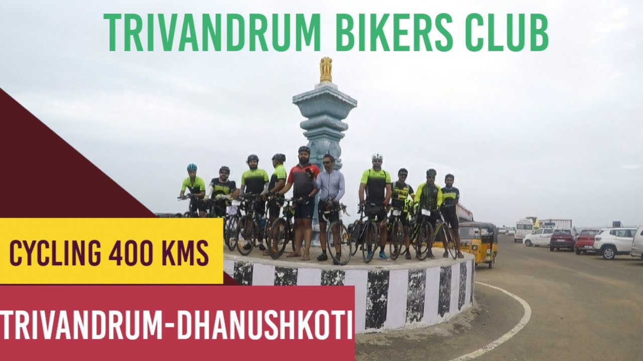 Trivandrum - Dhanushkoti Ride (400 Kms) by Trivandrum Bikers Club - December 2020