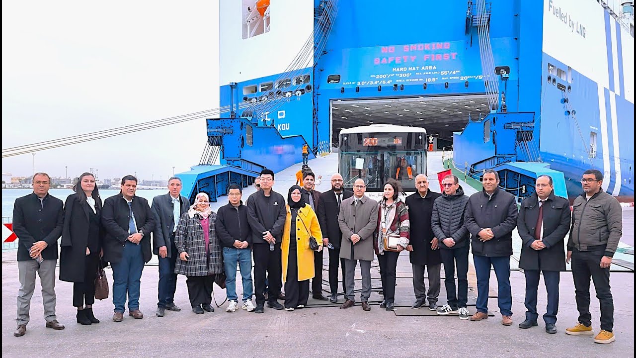 La Goulette : arrivée de 134 nouveaux bus en provenance de Chine