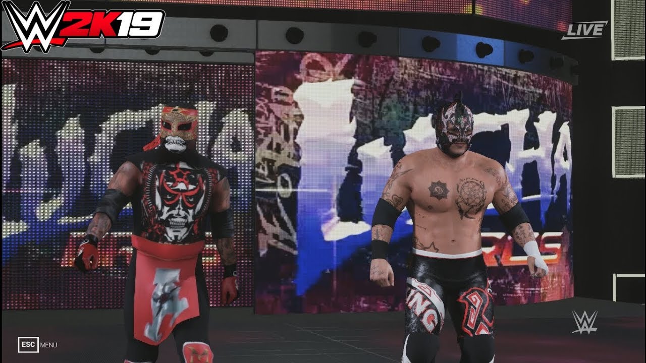 WWE 2K19 (PC Mods) : Lucha Bros Tag Entrance ,Tag Moves ,Finisher ,Signature & Victory Motion