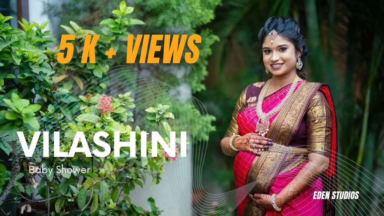 Coimbatore Grand Baby Shower | Dr. Vilashini Santhoshkumar | Eden Studios  | Valaikaapu