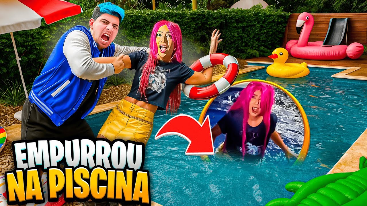 O VINIBUG EMPURROU A MIRA NA PISCINA E DEU MUITO RUIM!!
