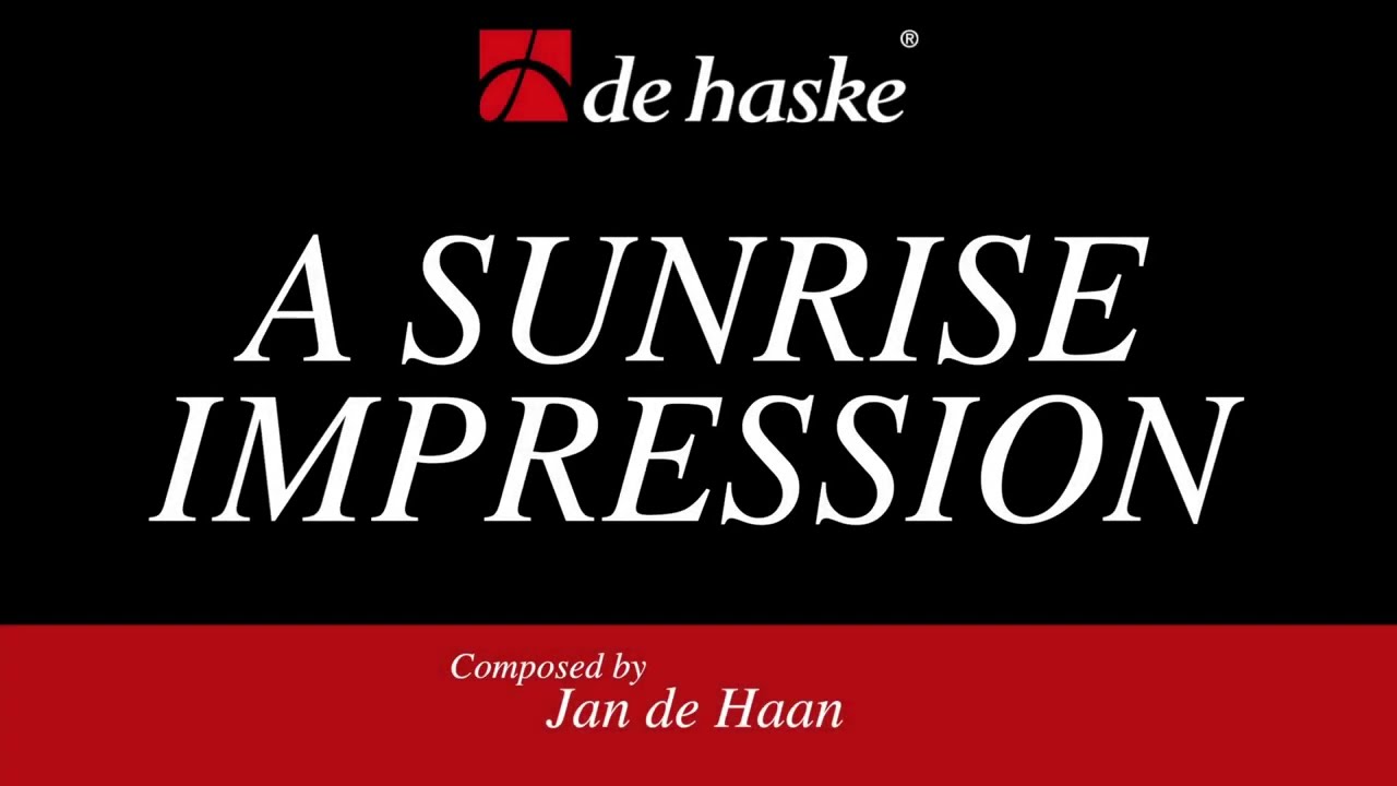 A Sunrise Impression – Jan de Haan