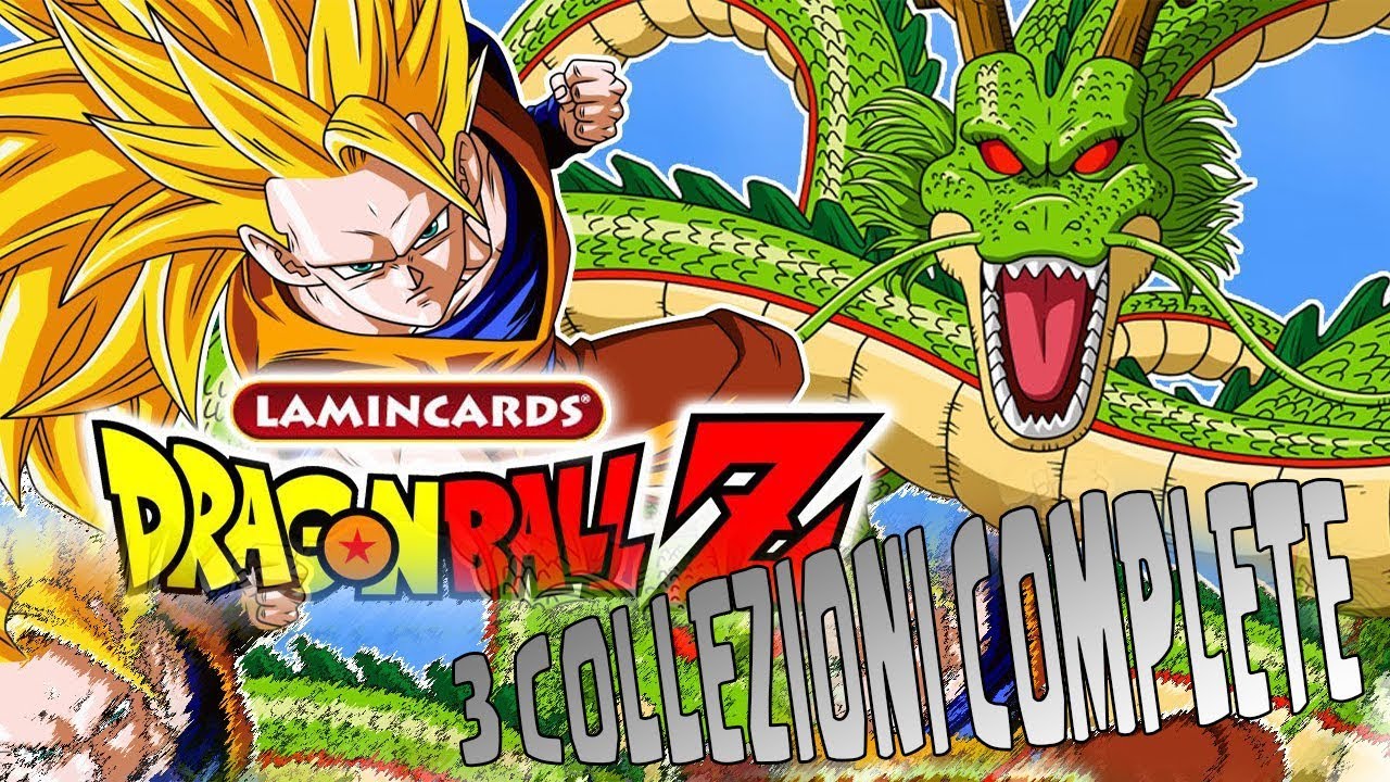 3 Collezioni COMPLETE di LAMINCARDS DRAGONBALL Z e GT! Le pi&ugrave; belle uscite!