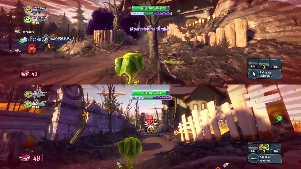 UN CEMENTERIO MUY BONITO! PLANTAS VS ZOMBIES! c/ Vegetta