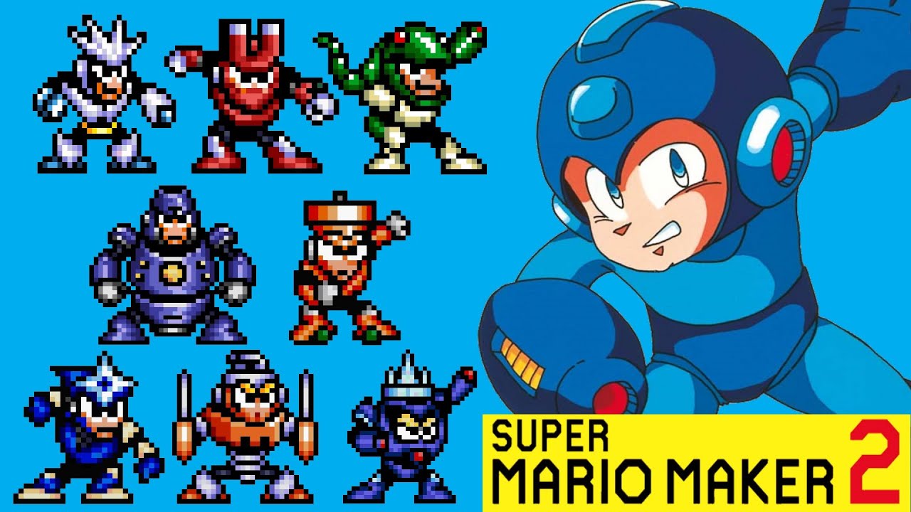 Super Mario Maker 2: Mega Man 3: All Robot Masters