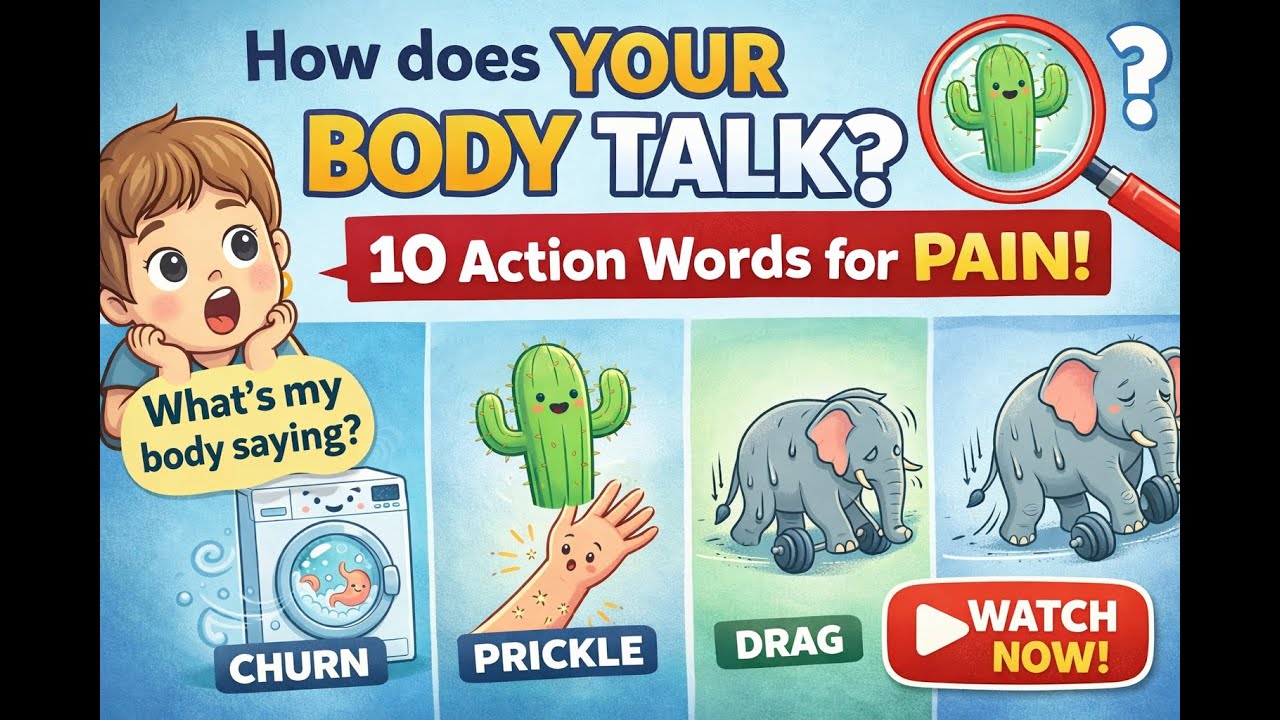 What Is Your Body Trying to Tell You? 🧠  | #education #languagelearning #kids, #learning