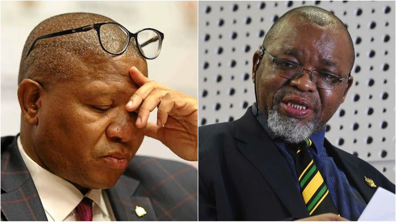 Gwede Mantashe not happy with Fikile Mbalula for exposing ANC on Jacob Zuma fire pool.