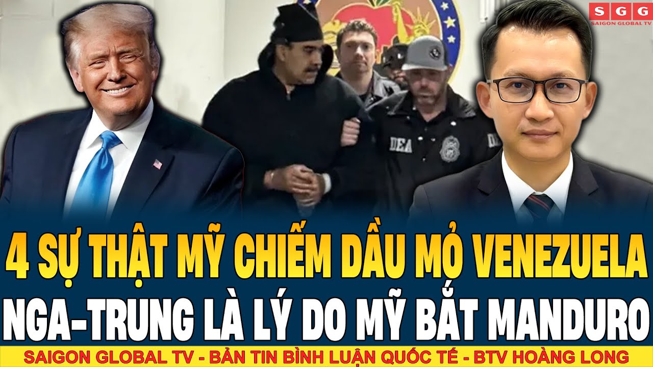 4 Sự Thật Về Mỹ Chiếm Dầu Mỏ ở Venezuela? Nga, Trung L&agrave; L&yacute; Do Mỹ Bắt Manduro?