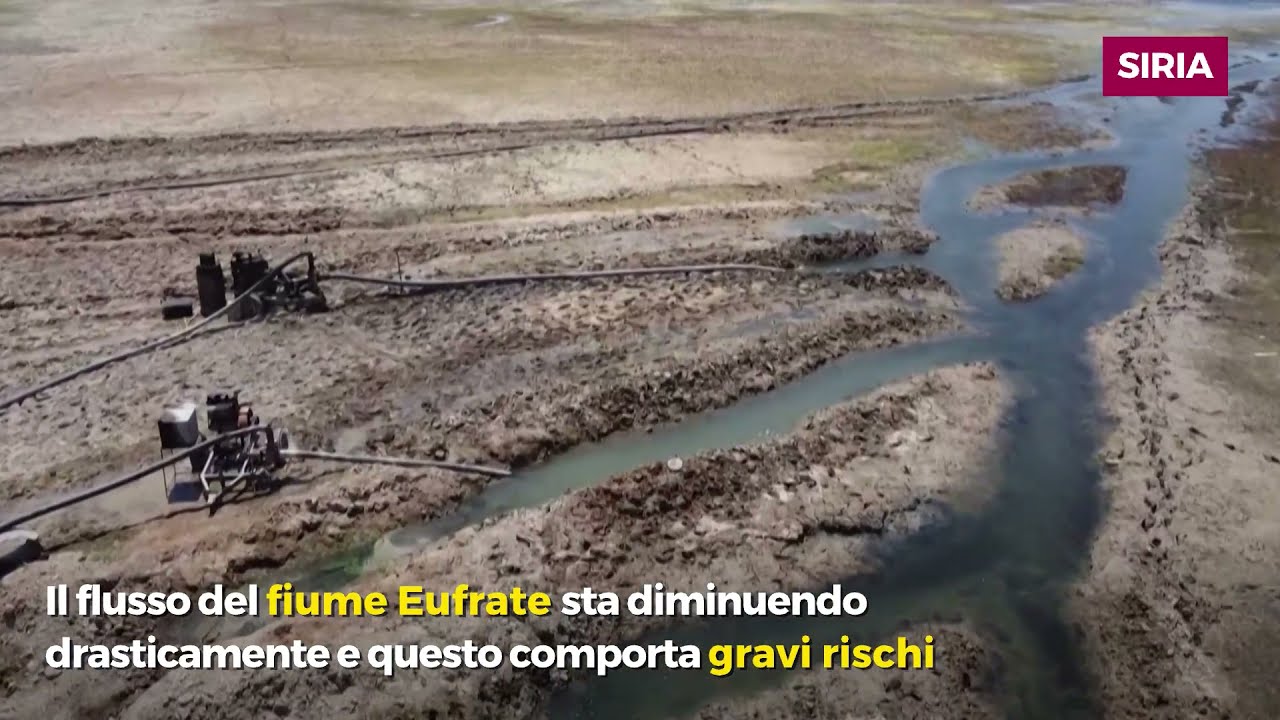 Il fiume Eufrate sempre pi&ugrave; asciutto: &egrave; allarme disastro umanitario