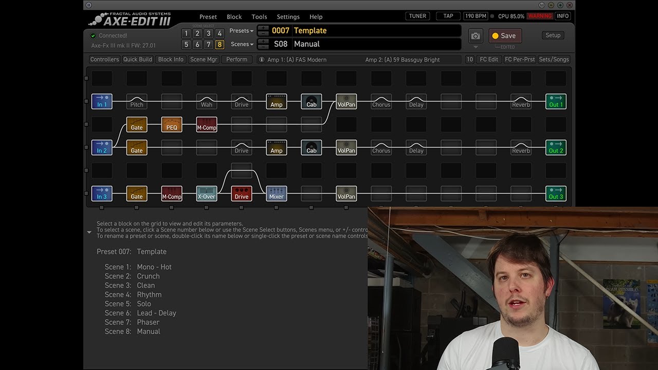 Axe FX III - Multiple Guitars, MIDI Automation, Ableton, & Ableset